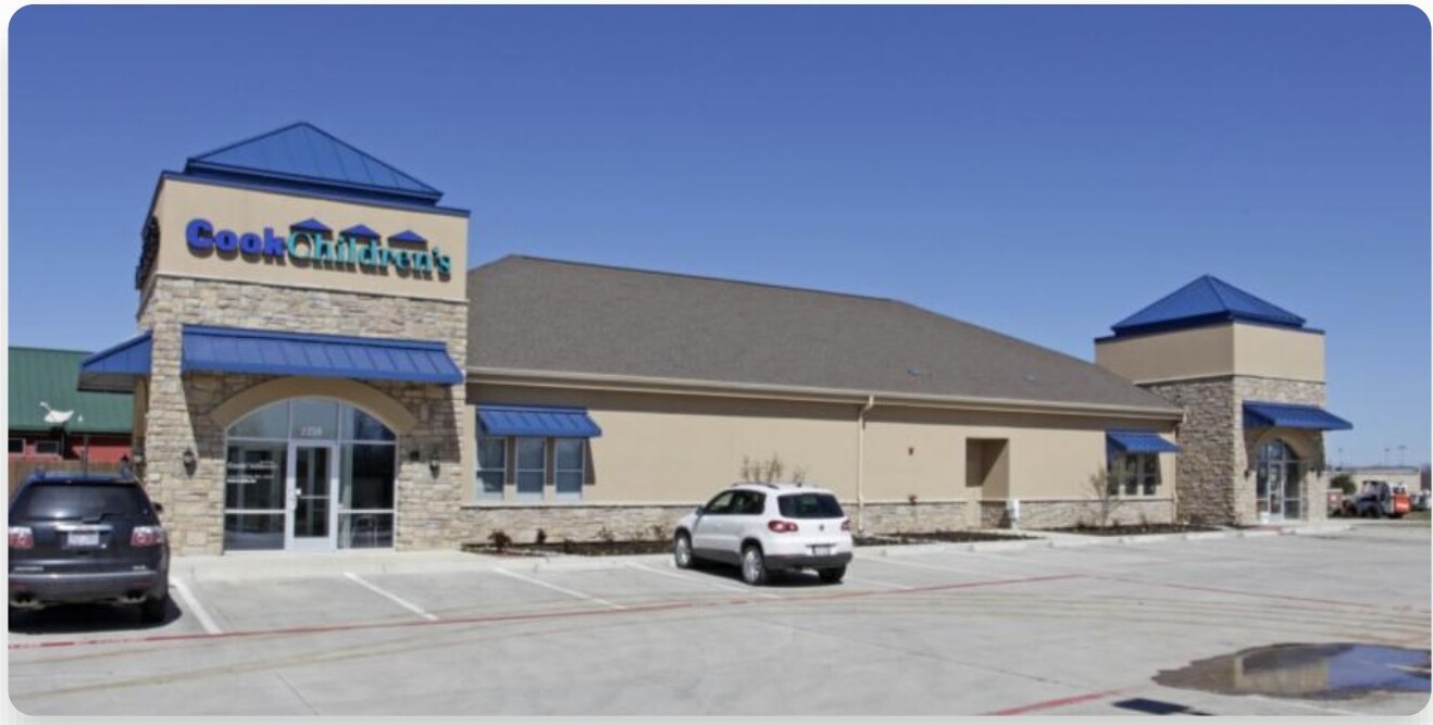 Parking and front entrance